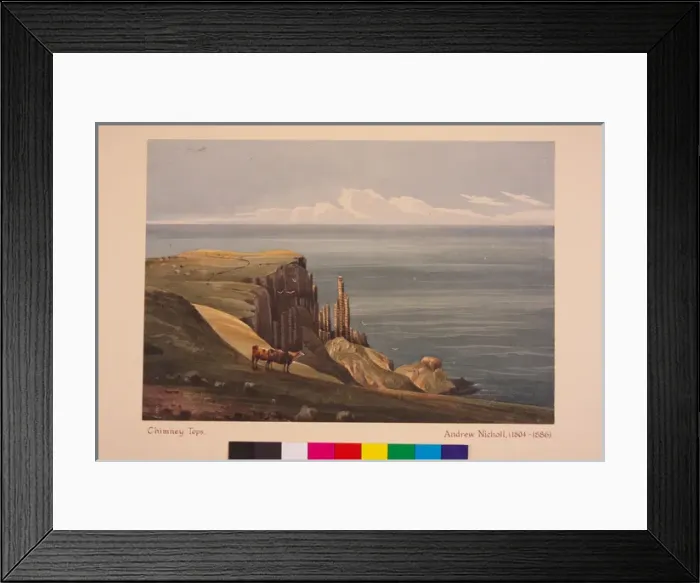 Framed Print : Chimney Tops, Giants Causeway Framed Print : Chimney Tops, Giants Causeway