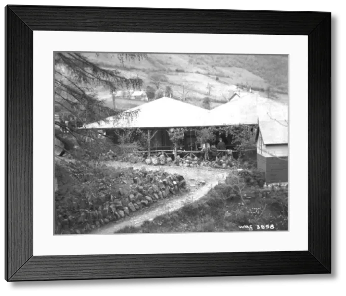 Framed Print : The Tea House at Glenariff, taken in Apr. 1908 Framed Print : The Tea House at Glenariff, taken in Apr. 1908