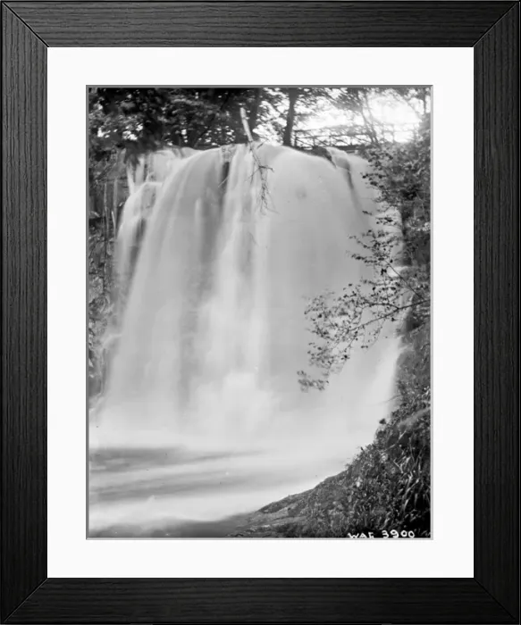 Framed Print : The Ess-na-Crub waterfall, Glenariff Framed Print : The Ess-na-Crub waterfall, Glenariff