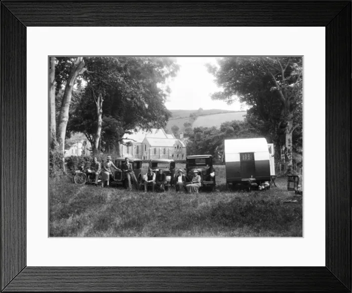 Framed Print : Caravan at Cushendall Framed Print : Caravan at Cushendall