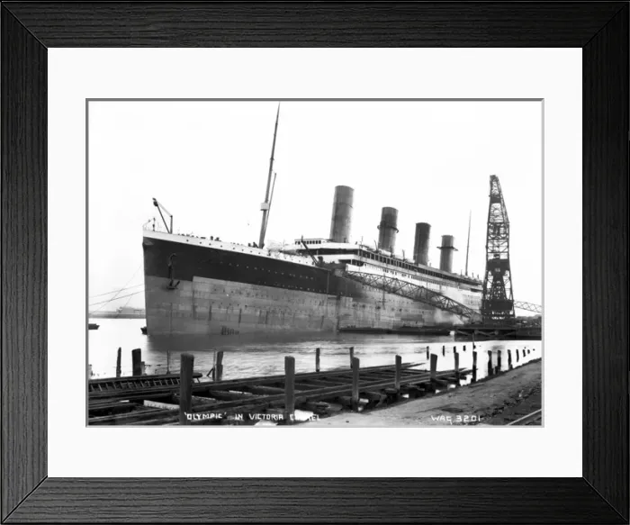 Framed Print : Olympic in Victoria Channel Framed Print : Olympic in Victoria Channel