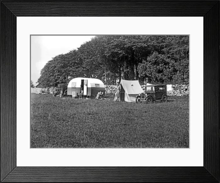 Framed Print : The camp at Oranmore, near Galway (Ard fry) Framed Print : The camp at Oranmore, near Galway (Ard fry)