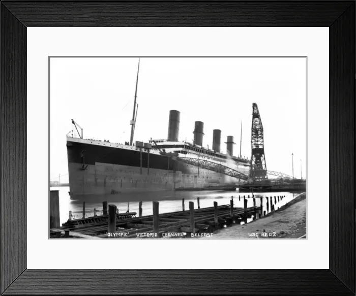 Framed Print : Olympic, Victoria Channel Framed Print : Olympic, Victoria Channel