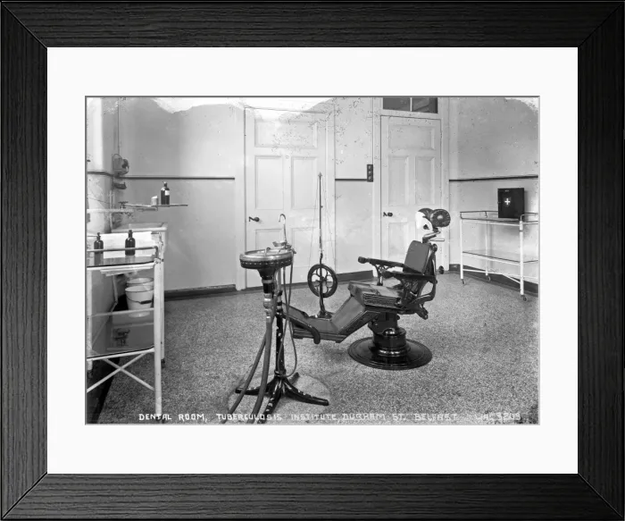 Framed Print : Dental Room, Tuberculosis Institute, Durham St, Belfast Framed Print : Dental Room, Tuberculosis Institute, Durham St, Belfast