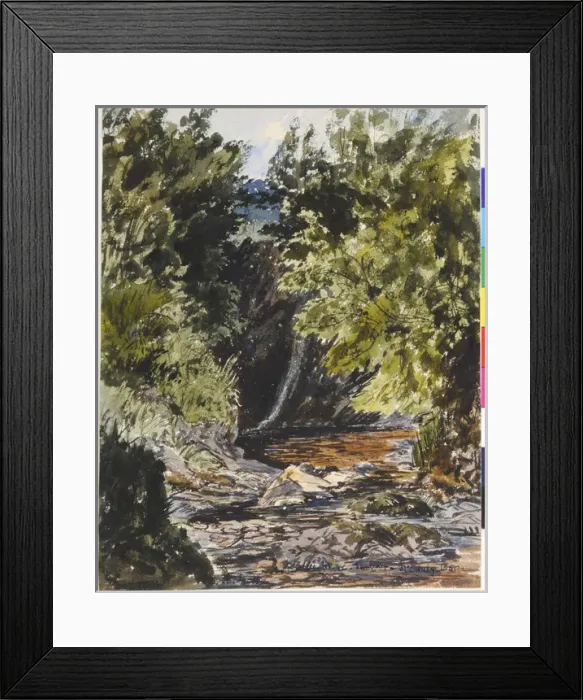 Framed Print : The Bathing Place, Dunleady Framed Print : The Bathing Place, Dunleady