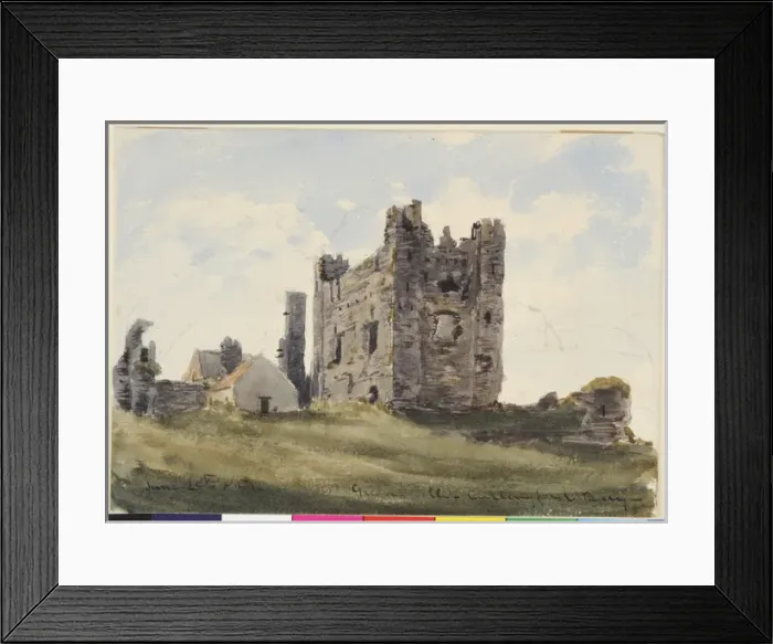 Framed Print : Greencastle, Carlingford Bay Framed Print : Greencastle, Carlingford Bay