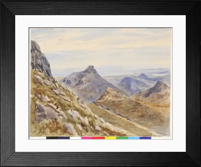 Framed Print : From the Broken Mountain, Mourne Range Framed Print : From the Broken Mountain, Mourne Range