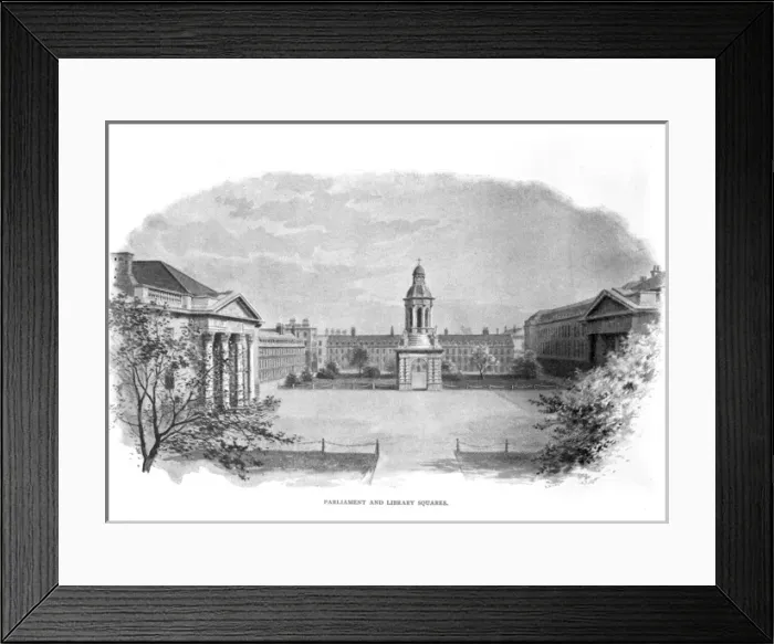 Framed Print : Parliament and Library Squares (Dublin) Framed Print : Parliament and Library Squares (Dublin)