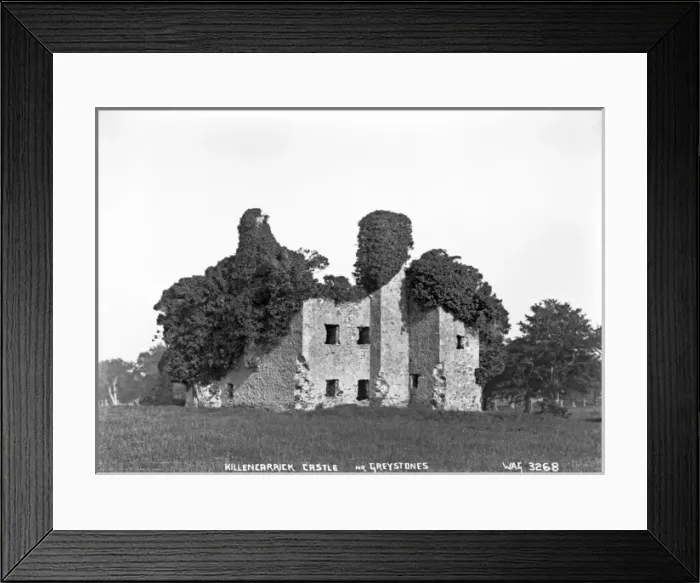 Framed Print : Killencarrick Castle Nr. Greystones Framed Print : Killencarrick Castle Nr. Greystones