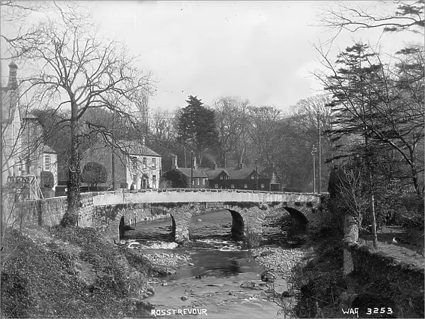 Rostrevor - a view of the stone arched bridge over the river near the Fairy Glen