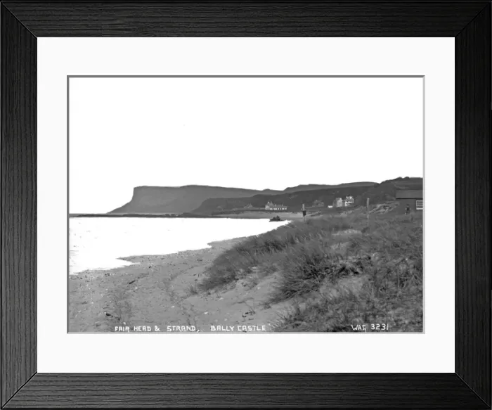 Framed Print : Fair Head and Strand, Ballycastle Framed Print : Fair Head and Strand, Ballycastle