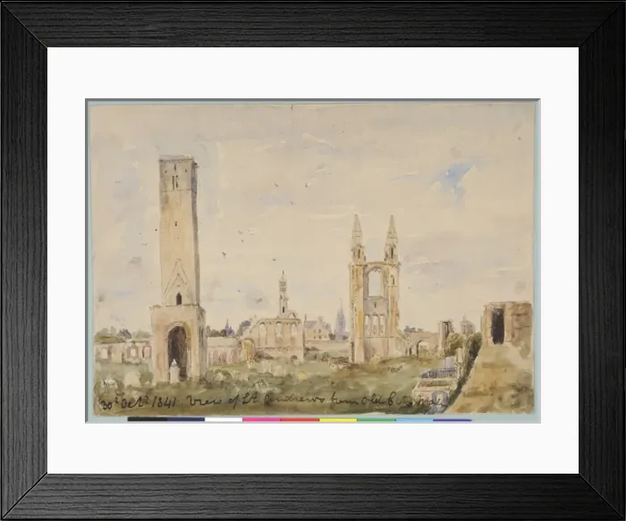 Framed Print : View of St. Andrews from Old City Wall Framed Print : View of St. Andrews from Old City Wall