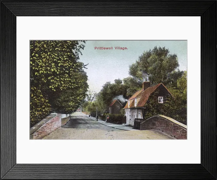 Framed Print : Prittlewell Village, Essex - bridge Framed Print : Prittlewell Village, Essex - bridge