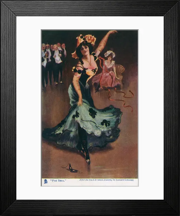 Framed Print : Pas Seul - A dancer much admired on the dancefloor Framed Print : Pas Seul - A dancer much admired on the dancefloor