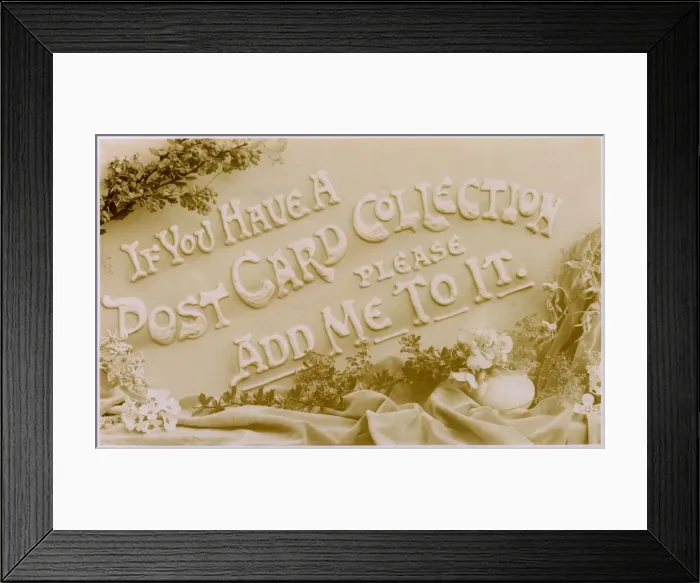 Framed Print : If you have a postcard collection - Add me to it Framed Print : If you have a postcard collection - Add me to it