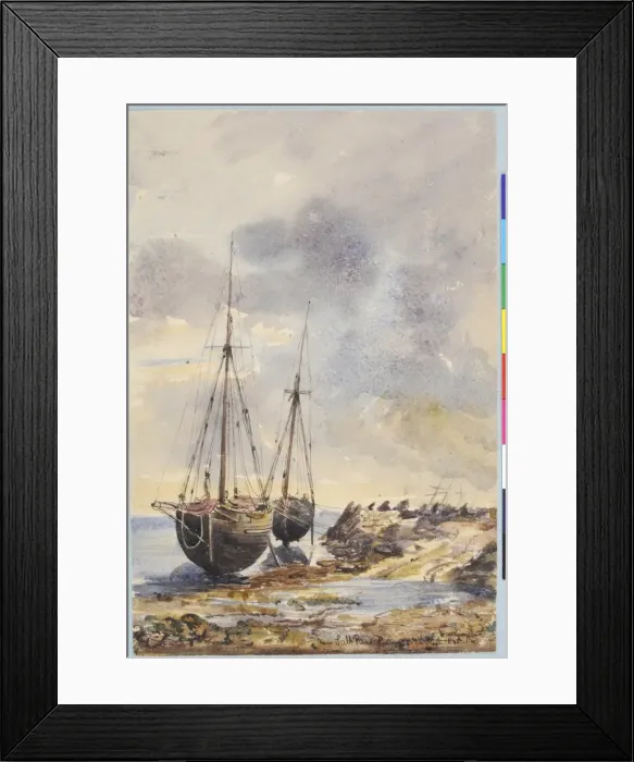 Framed Print : Near Salt Pans, Bangor Framed Print : Near Salt Pans, Bangor
