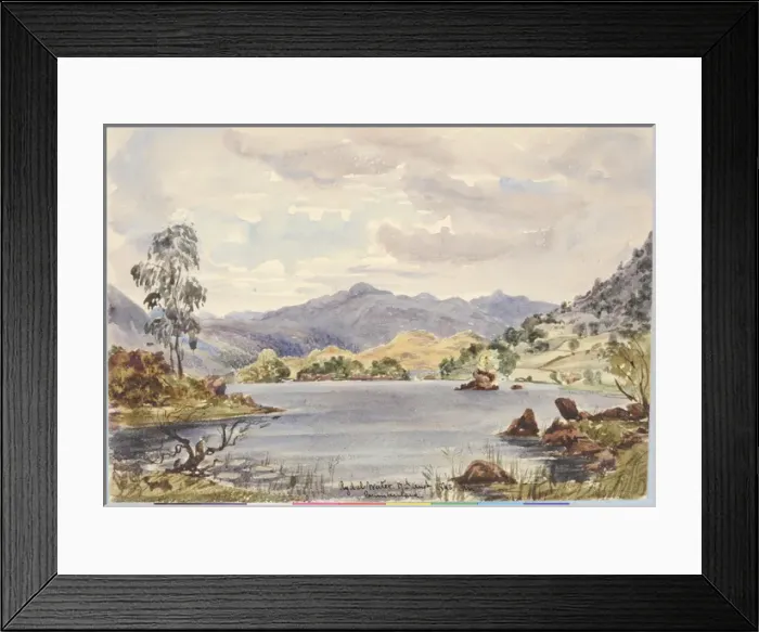 Framed Print : Rydal Water, Cumberland Framed Print : Rydal Water, Cumberland