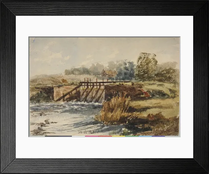 Framed Print : Lagan Lock at Russell s Framed Print : Lagan Lock at Russell s