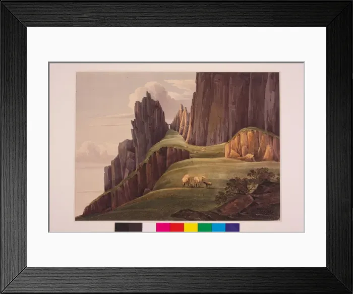 Framed Print : Greymans Path from the Base of the Cliffs Framed Print : Greymans Path from the Base of the Cliffs