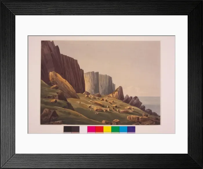 Framed Print : Fairhead Point from the Foot of the Greymans Path Framed Print : Fairhead Point from the Foot of the Greymans Path