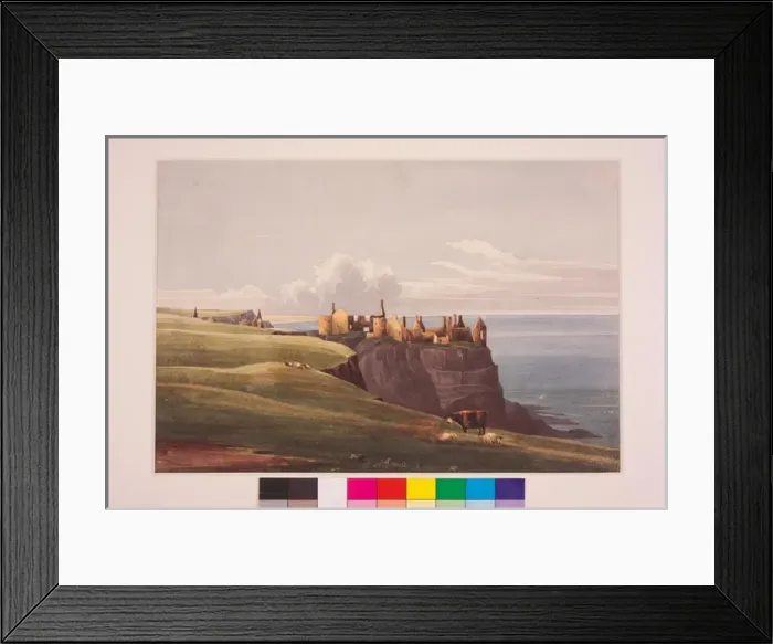 Framed Print : Dunluce Castle from the Road Framed Print : Dunluce Castle from the Road