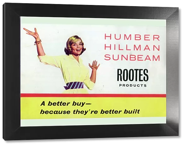 Humber, Hillman and Sunbeam Rootes Motors Limited brochure