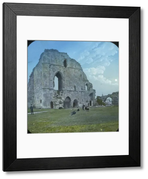 Framed Print : Knaresborough Castle, North Yorkshire - view from the west Framed Print : Knaresborough Castle, North Yorkshire - view from the west