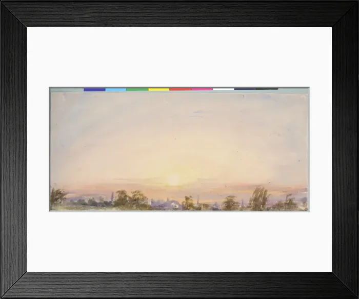 Framed Print : Sunset from Roxburgh Terrace, Edinburgh Framed Print : Sunset from Roxburgh Terrace, Edinburgh