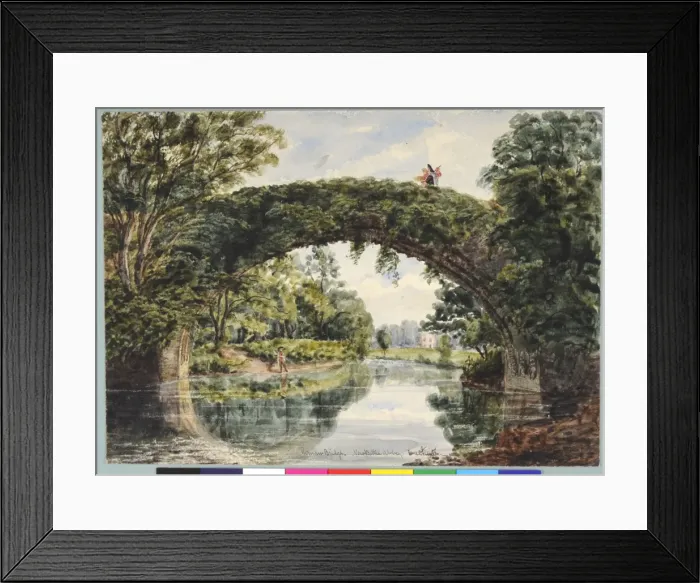Framed Print : Roman Bridge, Newbattle Abbey, Dalkeith Framed Print : Roman Bridge, Newbattle Abbey, Dalkeith