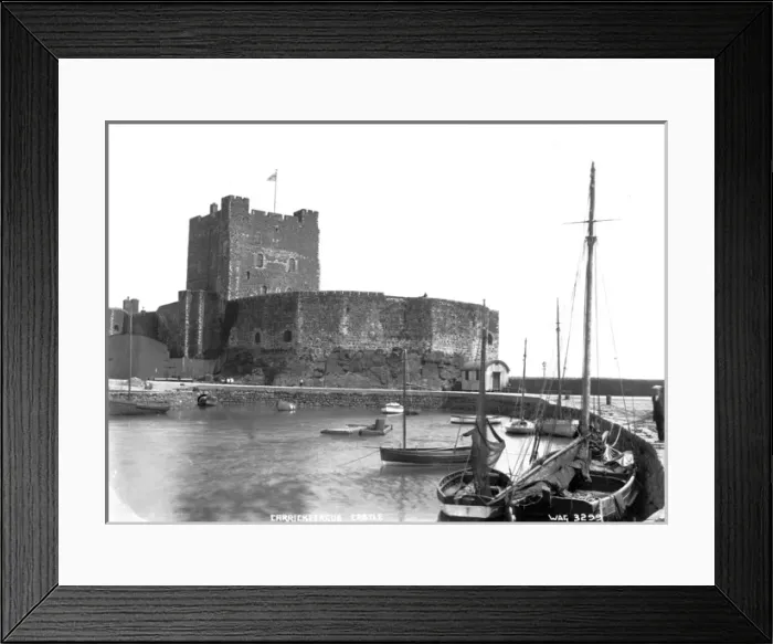 Framed Print : Carrickfergus Castle Framed Print : Carrickfergus Castle