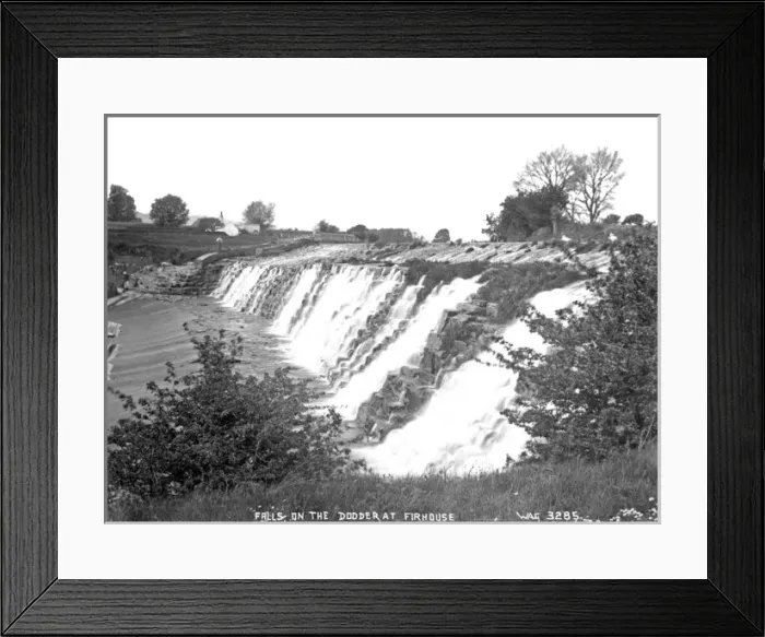 Framed Print : Falls on the Dodder at Firhouse Framed Print : Falls on the Dodder at Firhouse