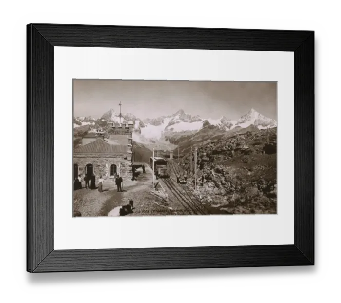 Framed Print : Zermatt, Switzerland - Gare du Gornergrat Framed Print : Zermatt, Switzerland - Gare du Gornergrat