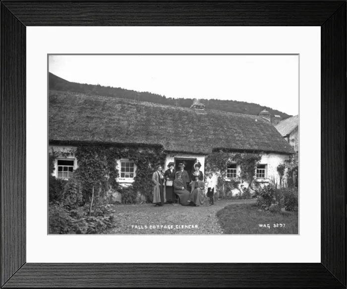 Framed Print : Falls Cottage, Glencar