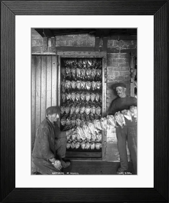 Framed Print : Kippering at Kilkeel Framed Print : Kippering at Kilkeel