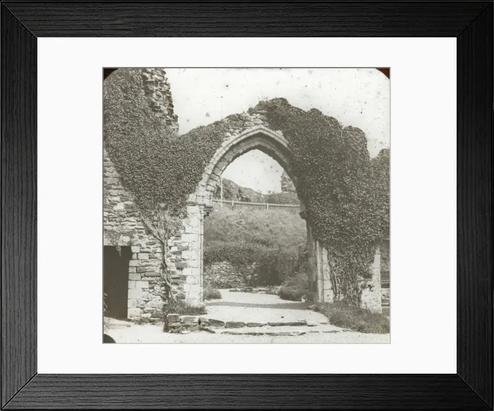 Framed Print : Arch at Hastings Castle, East Sussex, England Framed Print : Arch at Hastings Castle, East Sussex, England