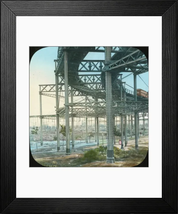 Framed Print : USA - New York Elevated Railway Framed Print : USA - New York Elevated Railway