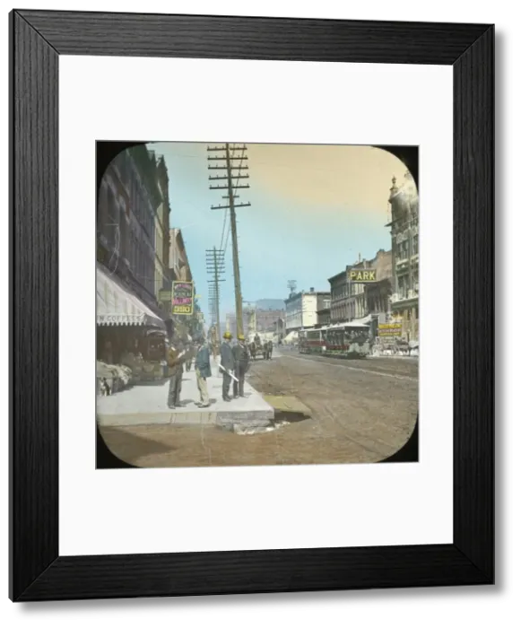 Framed Print : USA - Chicago State Street Framed Print : USA - Chicago State Street