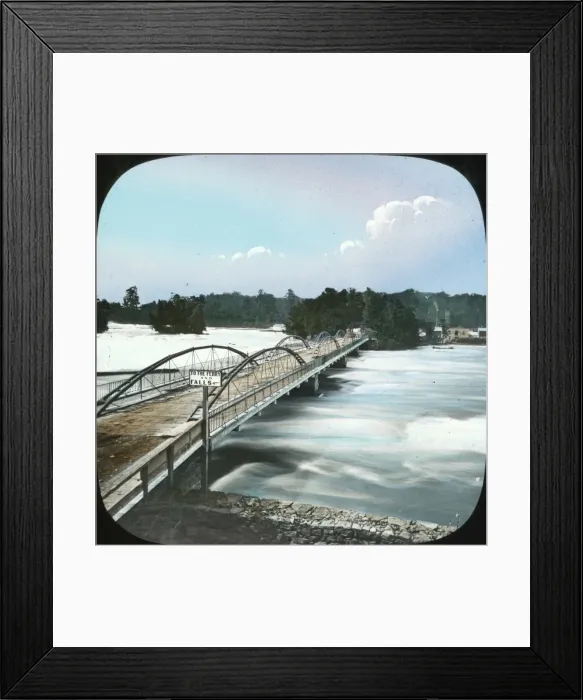 Framed Print : USA - Rapids and Bridge to Goat Island Framed Print : USA - Rapids and Bridge to Goat Island