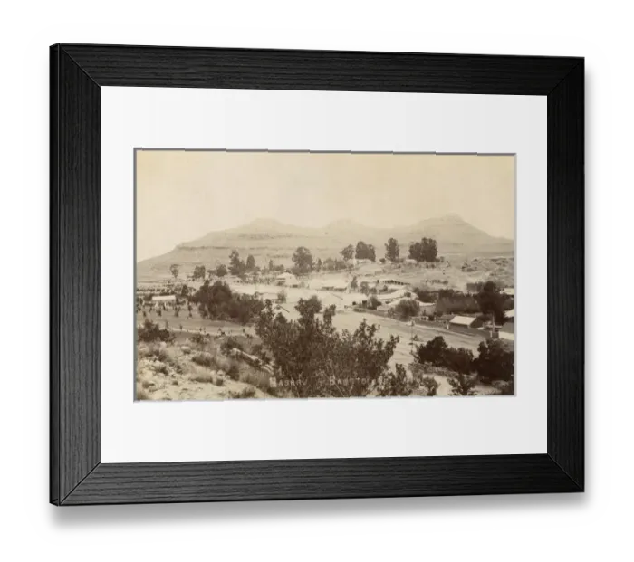 Framed Print : General view of Maseru, Basutoland, South Africa Framed Print : General view of Maseru, Basutoland, South Africa
