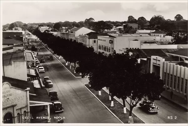 Cecil Avenue, Ndola, Northern Rhodesia, South Central Africa