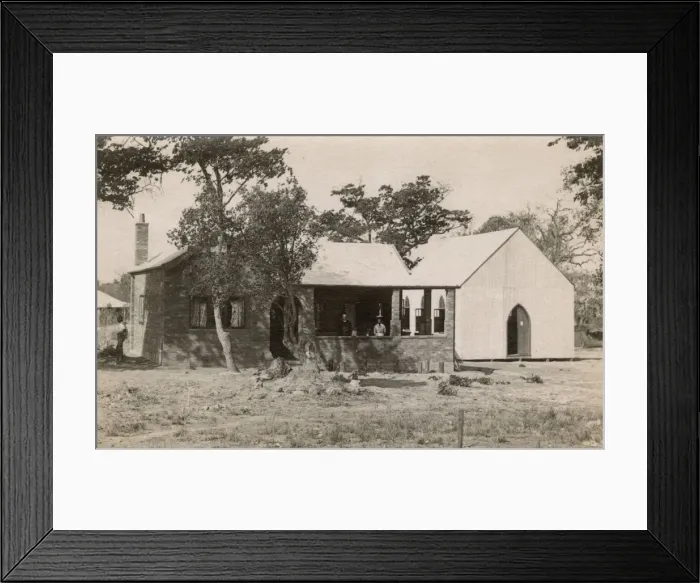 Framed Print : British missionary couple, South Africa Framed Print : British missionary couple, South Africa