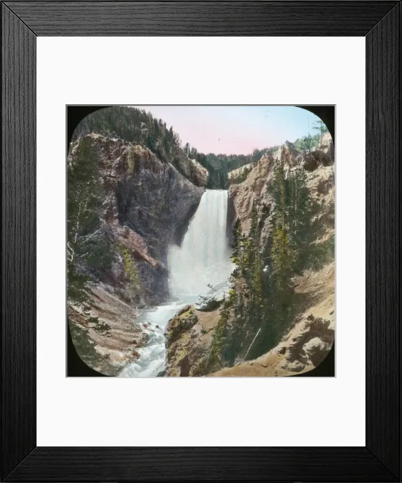 Framed Print : USA - The Great Falls Yellowstone Park Framed Print : USA - The Great Falls Yellowstone Park