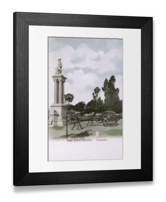 Framed Print : Memorial, Kimberley, Northern Cape Province, South Africa Framed Print : Memorial, Kimberley, Northern Cape Province, South Africa