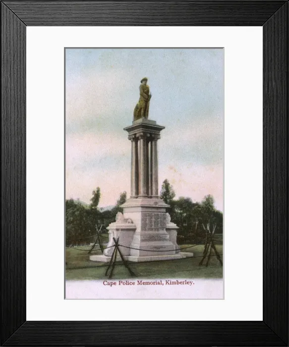 Framed Print : Memorial, Kimberley, Northern Cape Province, South Africa Framed Print : Memorial, Kimberley, Northern Cape Province, South Africa