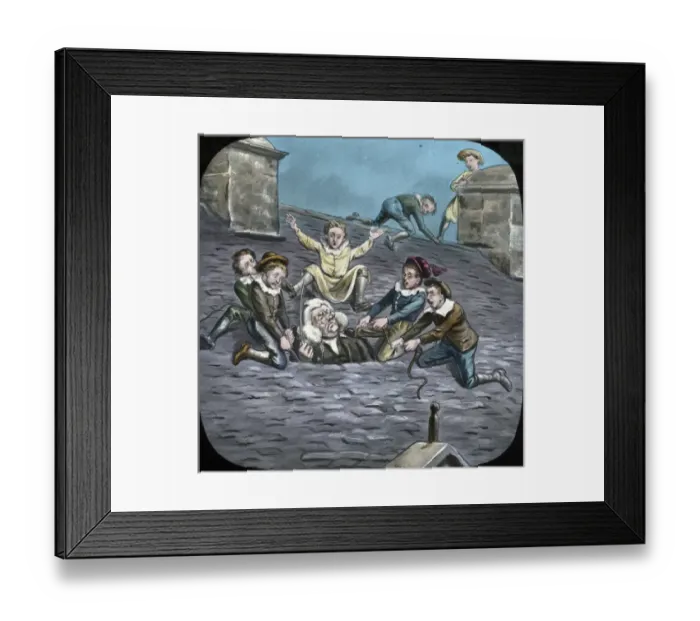 Framed Print : Doctor appeared through trap door Framed Print : Doctor appeared through trap door