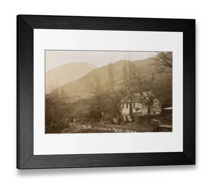 Framed Print : Toll House, Mitchells Pass, Cape Colony, South Africa Framed Print : Toll House, Mitchells Pass, Cape Colony, South Africa