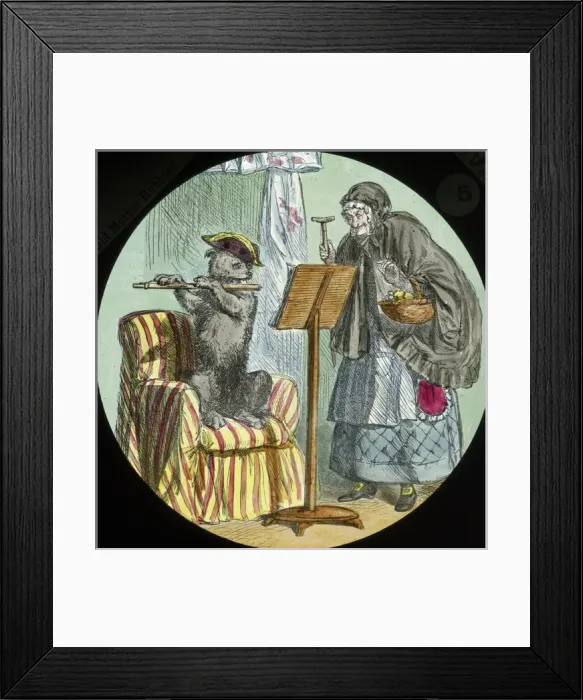 Framed Print : Nursery Rhymes - He was playing the fiddle Framed Print : Nursery Rhymes - He was playing the fiddle