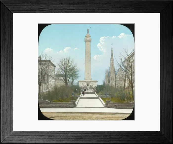 Framed Print : USA - Washinton Monument, Baltimore Framed Print : USA - Washinton Monument, Baltimore