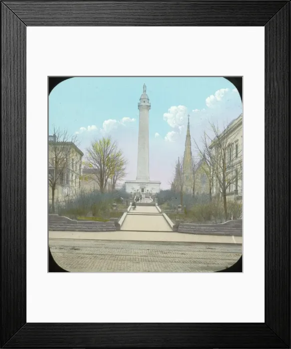 Framed Print : USA - Washington Monument, Baltimore Framed Print : USA - Washington Monument, Baltimore