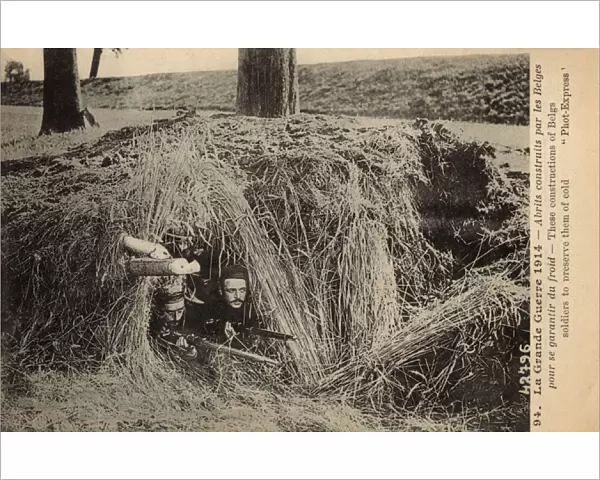 WW1 - Belgian Army roadside dugout - Cold Protection